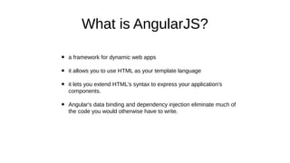 Angular js up & running | ODP | Web Development | Internet