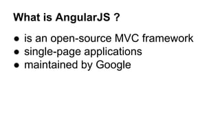 Getting Started With AngularJS | PPT