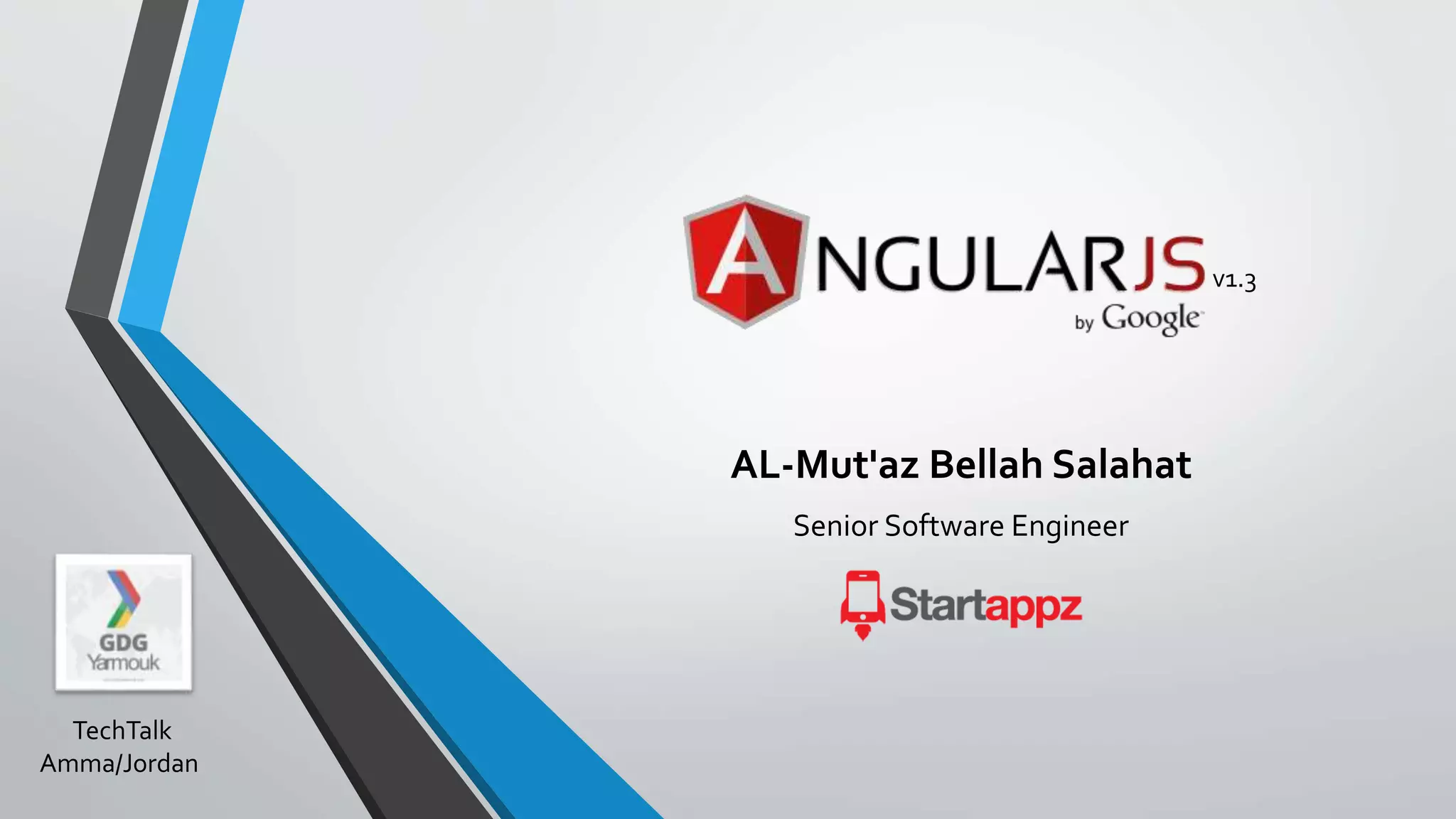AL-Mut'az Bellah Salahat Senior Software Engineer TechTalk Amma/Jordan v1.3 