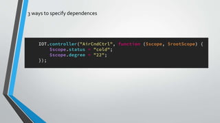 3 ways to specify dependences
 