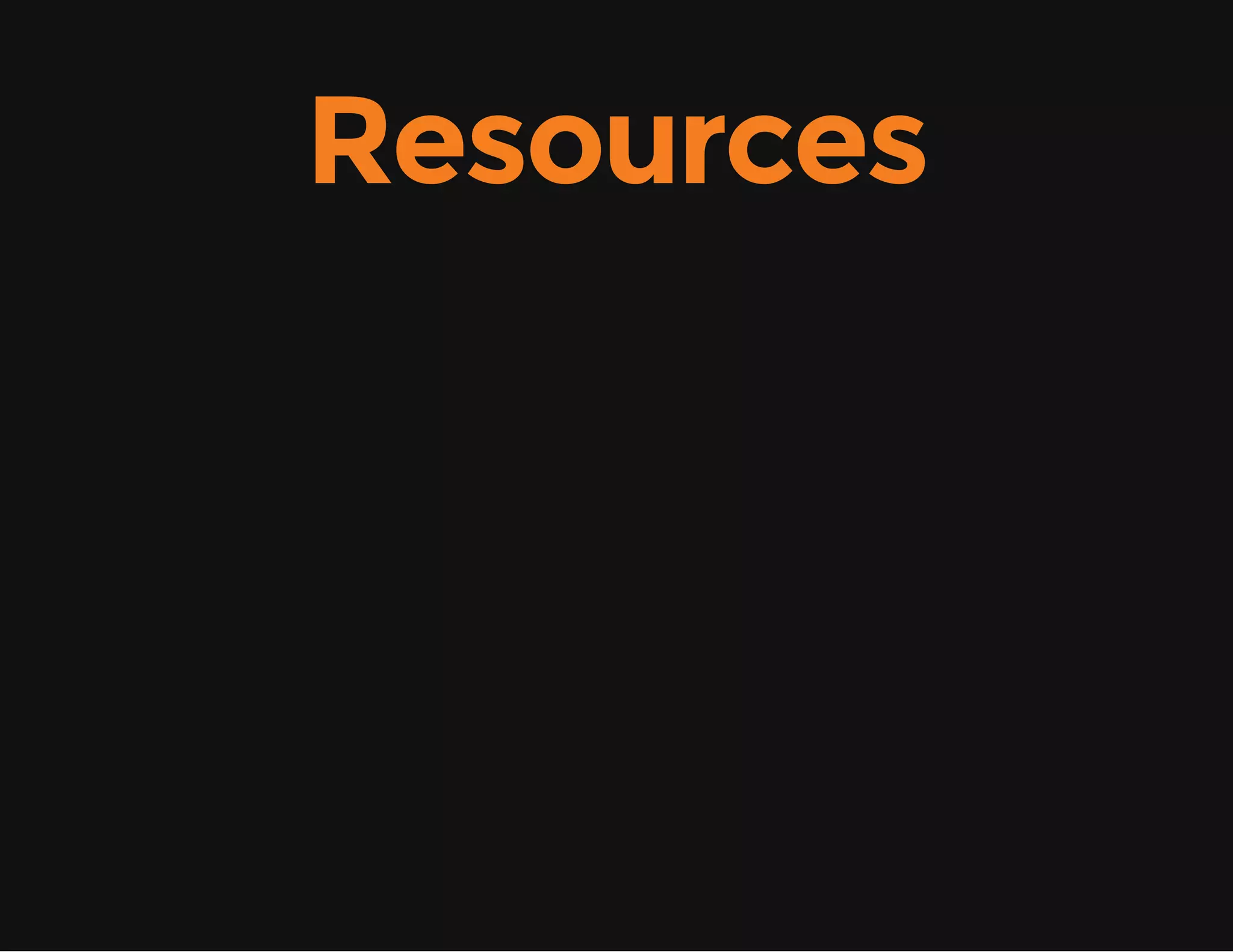 Resources 
