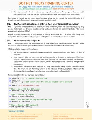 Angularjs interview questions and answers | PDF