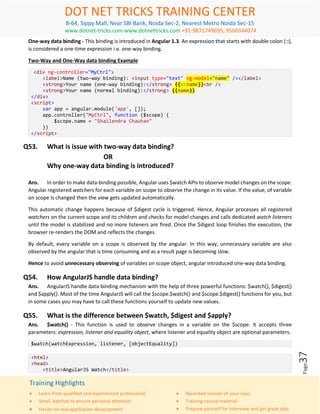 Angularjs interview questions and answers | PDF