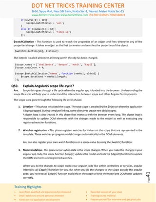 Angularjs interview questions and answers | PDF