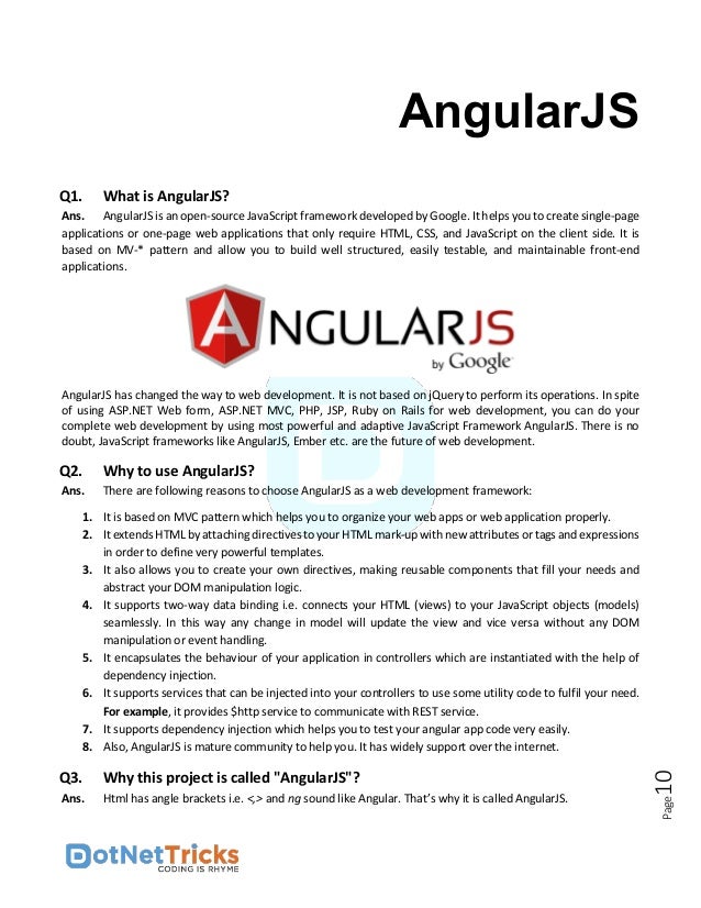 Angularjs Tutorial Interview Questions And Answers | angularjs interview questions and answers by shailendra Angularjs Tutorial Interview Questions And Answers | angularjs interview questions and answers by shailendra