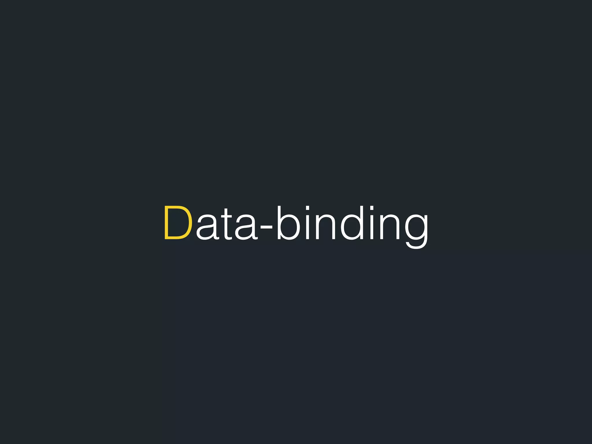 Data-binding 