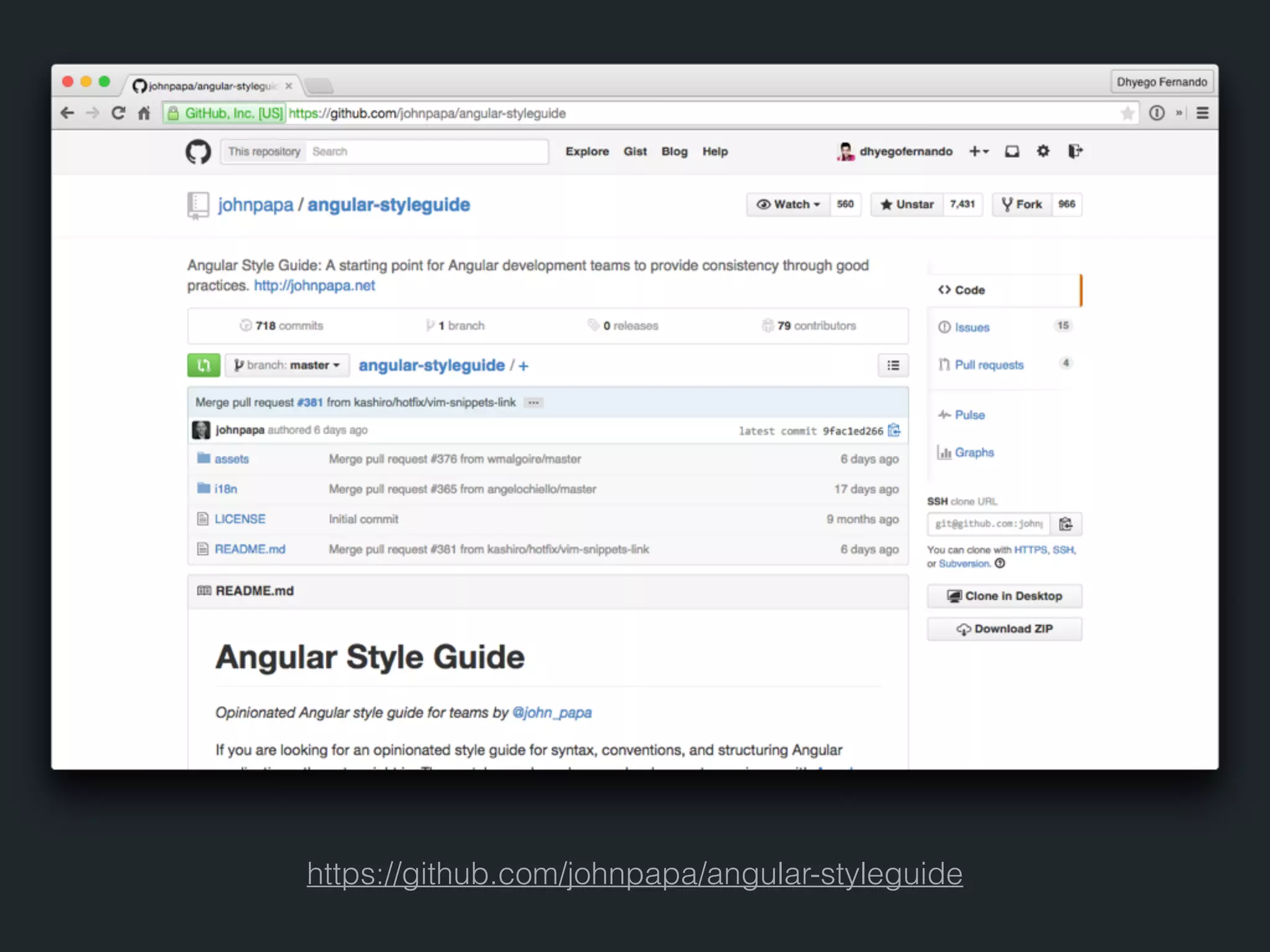 https://github.com/johnpapa/angular-styleguide 