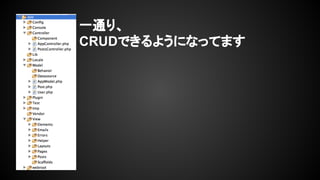 һͨꡢ
CRUDǤ褦ˤʤäƤޤ
 