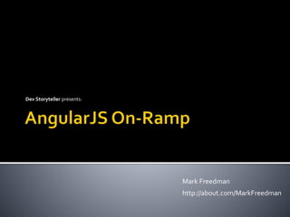 AngularJS On-Ramp