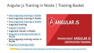 Angular js Training in Noida | Training Basket
• best angularjs training in Noida
• best angularjs training in Noida
• best angularjs training in Noida
• angularjs training
• angular training
• angularjs classes in Noida
• Angular js training institutes in
Noida
• best angularjs training center in
Noida
• Angular js training noida
https://trainingbasketinstitute.blogspot.com/2019/05/angular-js-training-in-noida-sector-62.html
 