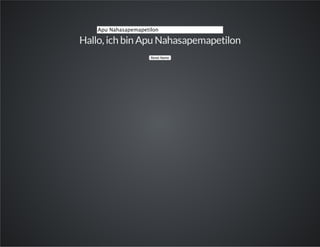 Apu Nahasapemapetilon
Hallo, ich bin Apu Nahasapemapetilon
Reset Name
 