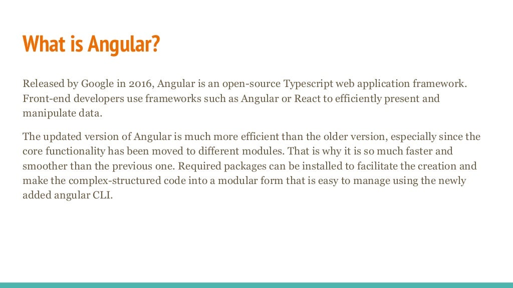 Difference between Angularjs vs Angular | PPT