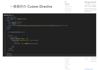 一番最初の Custom Directive
 