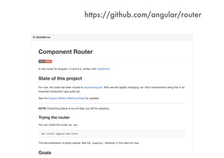https://github.com/angular/router
 