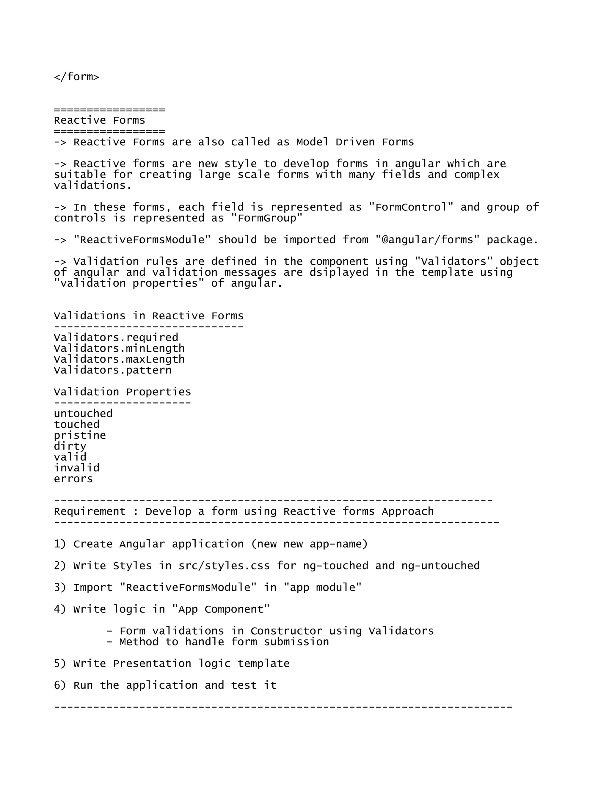 Angular notes pdf