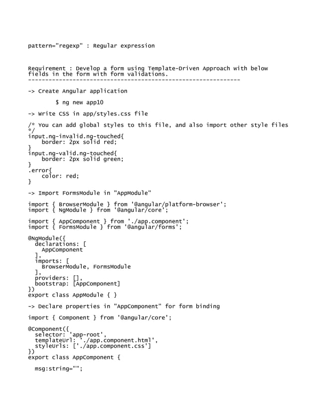 Angular notes pdf