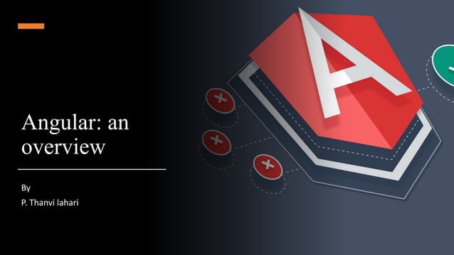 Angular overview | PPTX image.