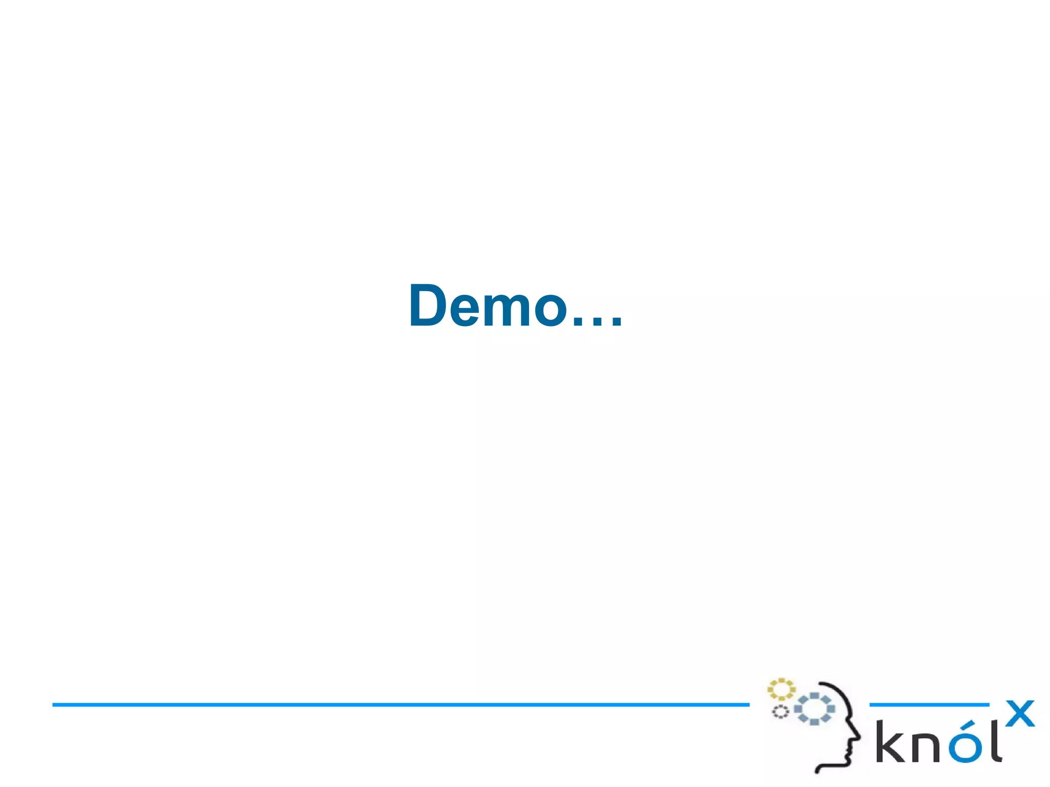 Demo…
 