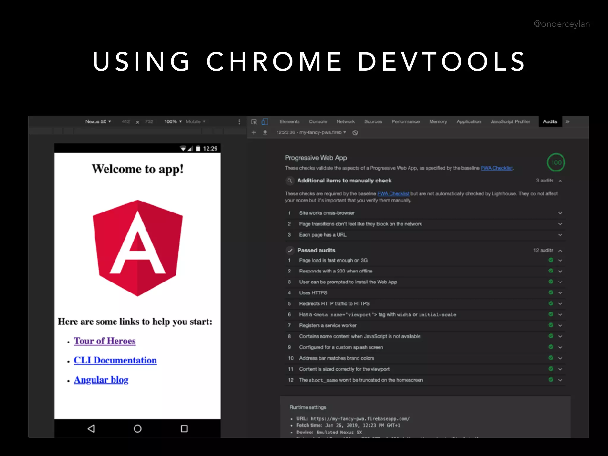 @onderceylan
U S I N G C H R O M E D E V T O O L S
 