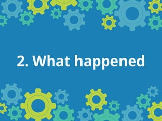 2. What happened
 