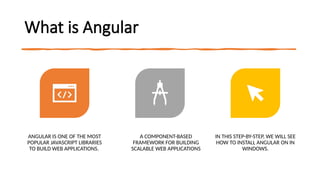 Introduction to Angular setup guide and basics | PPTX