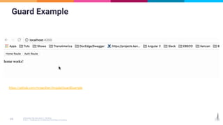 Guard Example
https://github.com/mrgardner/AngularGuardExample
 