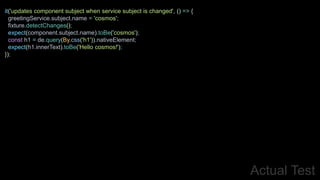 Angular Unit Testing from the Trenches