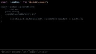 Angular Unit Testing from the Trenches
