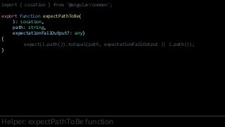 Angular Unit Testing from the Trenches