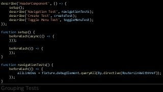 Angular Unit Testing from the Trenches