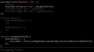 Angular Unit Testing from the Trenches