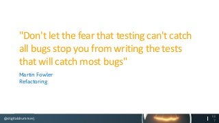 Angular Unit Testing from the Trenches