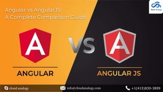 Angular vs AngularJS:
A Complete Comparison Guide
cloud.analogy info@cloudanalogy.com +1(415)830-3899
 