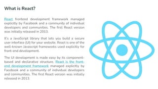 Angular vs React | PPTX