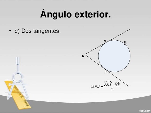 Angulos notables en la circunferencia