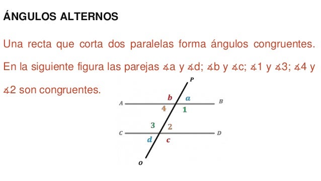 Ángulos congruentes