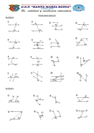 PROBLEMAS BASICOS
BLOQUE I
BLOQUE II
 