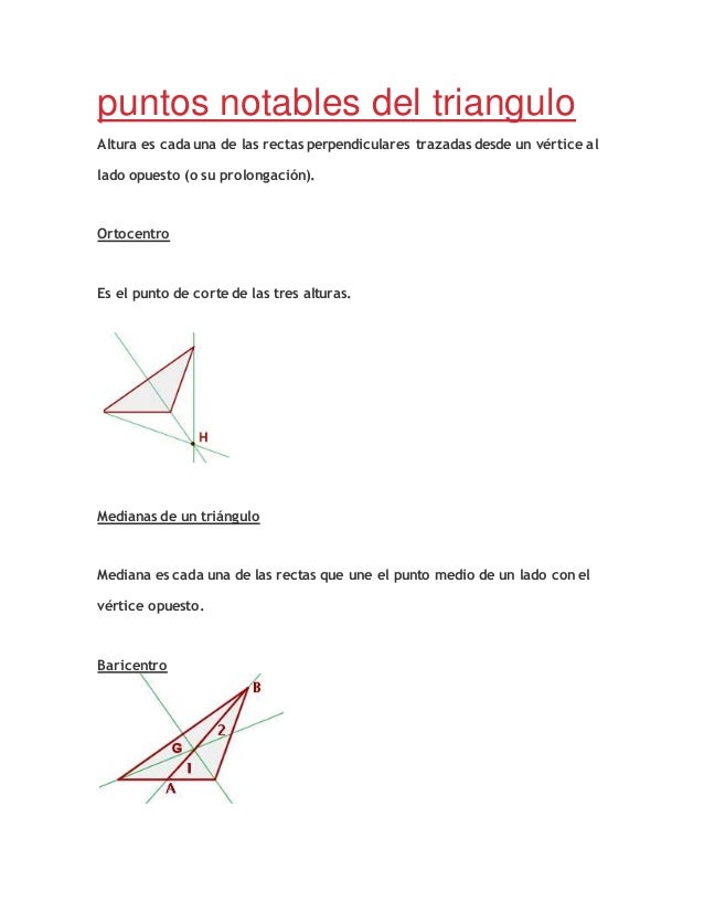 Angulos entre paralelas, puntos notables del triangulo y propiedades