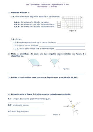 Quiz - Retas e Ângulos (5º ano APK for Android Download