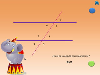 1
2 3
4 5
¿Cuál es su ángulo correspondiente?
R=2
6 7
 