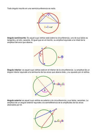 Ángulos y triángulos | PDF