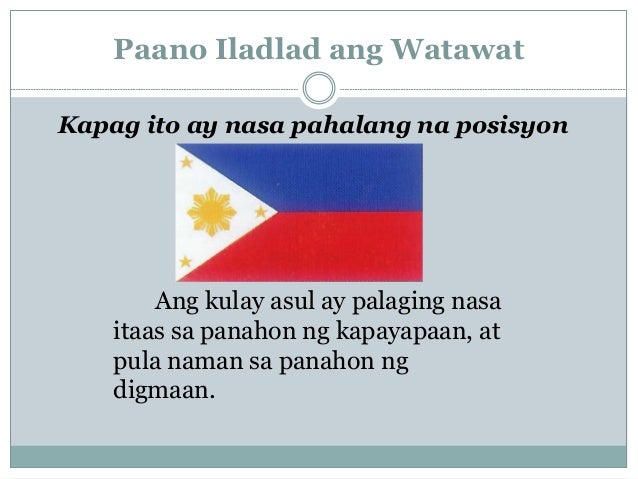 Kahulugan Ng Bandila Ng Pilipinas - bandila akara
