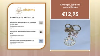 Anhänger, gold und
perlmutfarben
€12,95
 