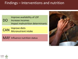 The influence of livestock-derived foods on nutrition in the first 1,000 days of life: Research report launch