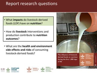 The influence of livestock-derived foods on nutrition in the first 1,000 days of life: Research report launch