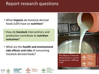 The influence of livestock-derived foods on nutrition in the first 1,000 days of life: Research report launch