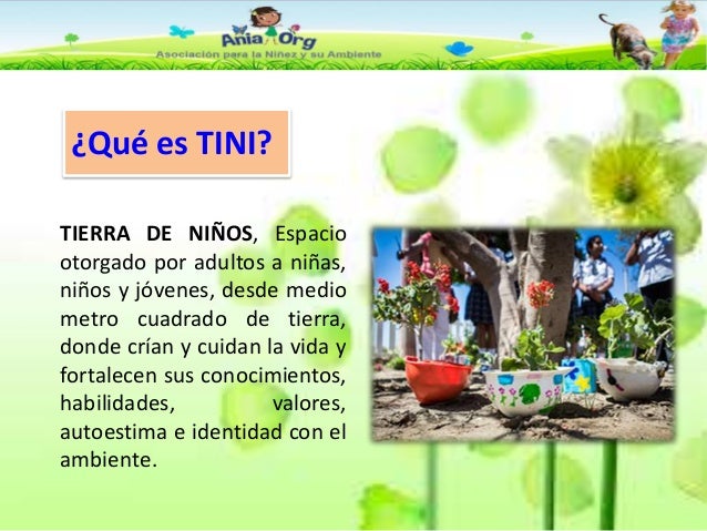 ANIA: asociación de niños y su ambiente ANIA: asociación de niños y su ambiente