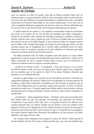 Anibal el orgullo de cartago (david durham)