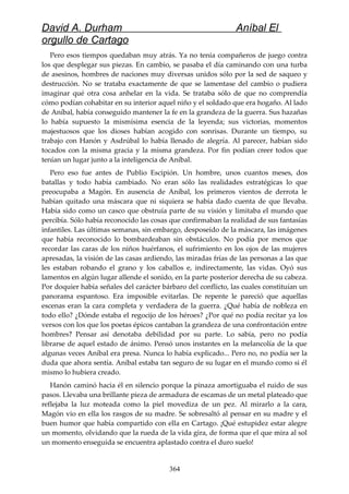 Anibal el orgullo de cartago (david durham)