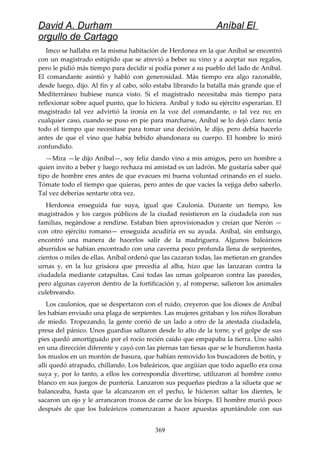 Anibal el orgullo de cartago (david durham)